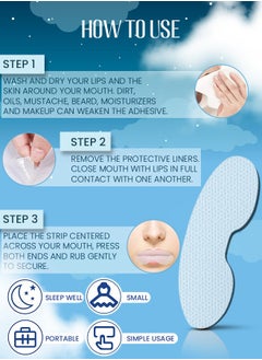 Kanza Sleep Strips Mouth Tape for Sleeping 90Pcs Sleep Mouth Strips for Less Mouth Breathing Advanced Gentle Mouth Strips for Nasal Breathing Improve Sleep Quality and Stop Snoring Solution Strips  - Image 5
