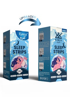 Kanza Sleep Strips Mouth Tape for Sleeping 90Pcs Sleep Mouth Strips for Less Mouth Breathing Advanced Gentle Mouth Strips for Nasal Breathing Improve Sleep Quality and Stop Snoring Solution Strips  - Image 2