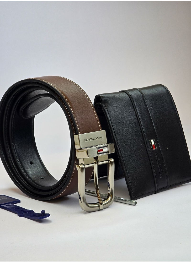 Tommy Hilfiger Plus - Tommy Hilfiger Wallet - Belt Set - Image 1