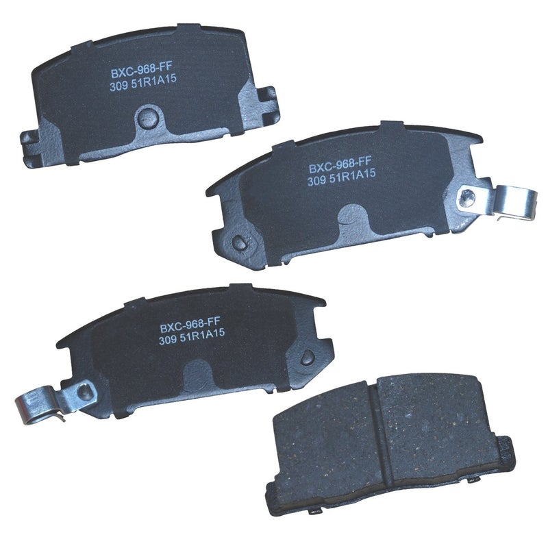 بنديكس وسادات فرامل خلفية سيراميكية Bendix Premium SBC309 لسيارة Toyota MR2 موديلات 1989-1985 وMR2 موديلات 1995-1991 وMR2 Spyder موديلات 2005-2000 - Image 1
