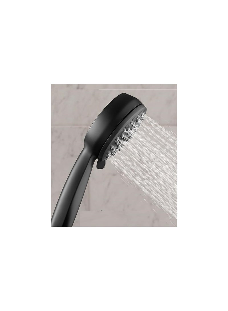 Black Hand Shower With Angle Roping  - Image 2