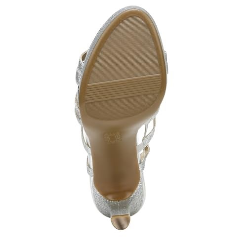 Naturalizer Womens Baylor Heeled Sandal Silver 7 M - Image 4