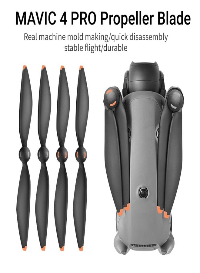 Taoke 2 Pairs Quick Release Low Noise Propeller Blades Compatible with DJI Mavic 4 Pro - Image 3