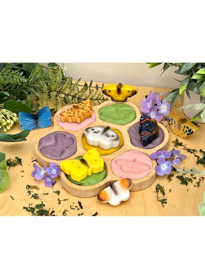 yellow door Sensory Play Stones - Butterflies - Set of 8 - Image 2