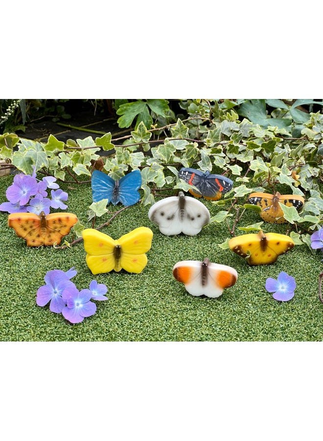 yellow door Sensory Play Stones - Butterflies - Set of 8 - Image 3