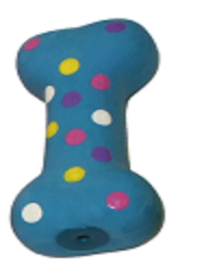 Multipet 4"PolkaDot Bone Dog Toy - Image 2