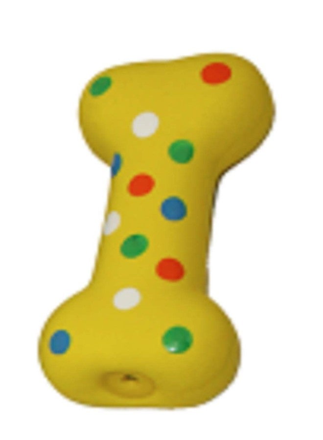 Multipet 4"PolkaDot Bone Dog Toy - Image 3