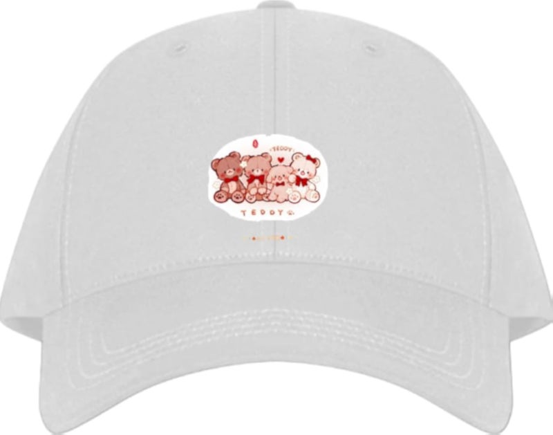 bear Baseball cap White 4