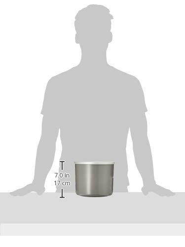 Cuisinart وعاء تجميد من الفولاذ المقاوم للصدأ Cuisinart ICE-30RFB، سعة 2 لتر، فضي - Image 3