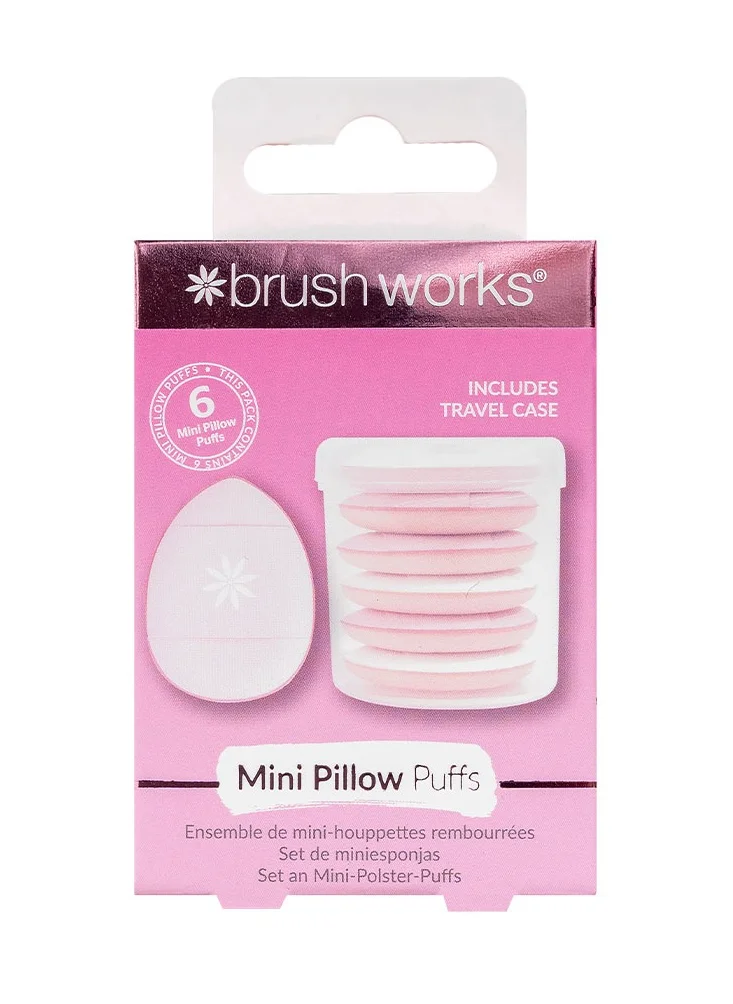 Brushworks Brushworks Mini Pillow Puffs - 6 Pack