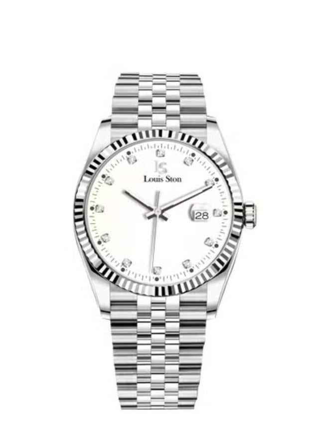 Louis Ston Men's waterproof watch, high quality steel