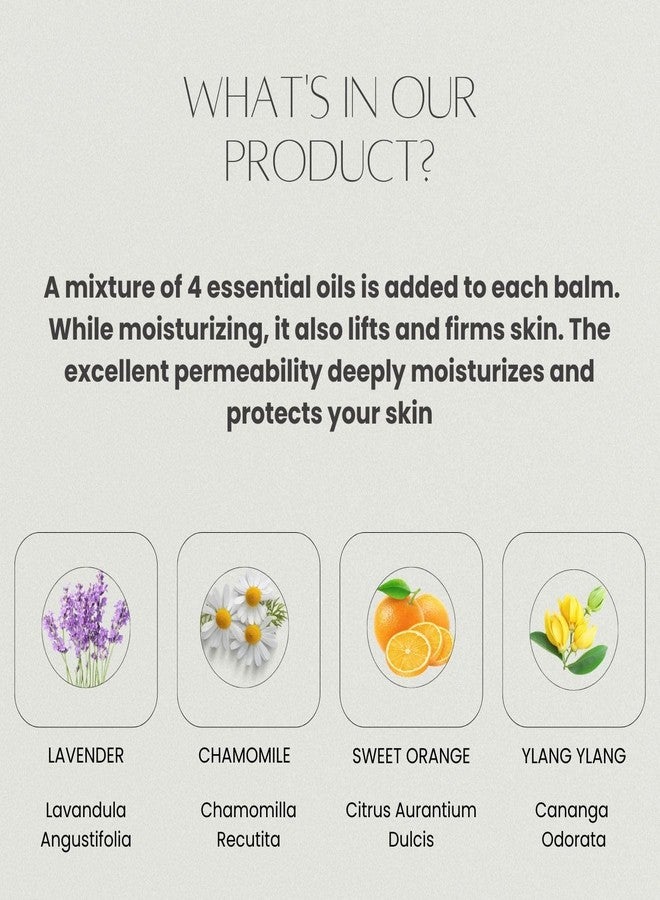 benatu Lavender Essential Oil Balm for Dry Skin Care, Scented Vitamin E Body Butter for Women and Men, Relaxing & Reparing Massage Oil, Blends with Chamomile, Sweet Orange, Ylang Ylang 3.53 oz - Image 3