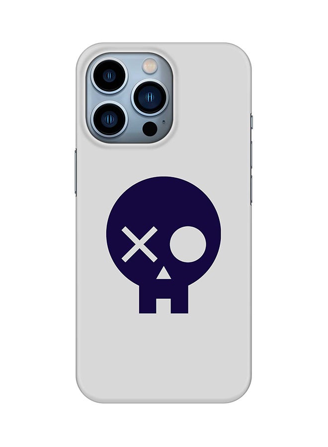 Stylizedd Case for Apple iPhone 14 Pro Slim Snap Classic Series Mobile Cover Hard PC Shield Matte Finish Print - Skull Patch 