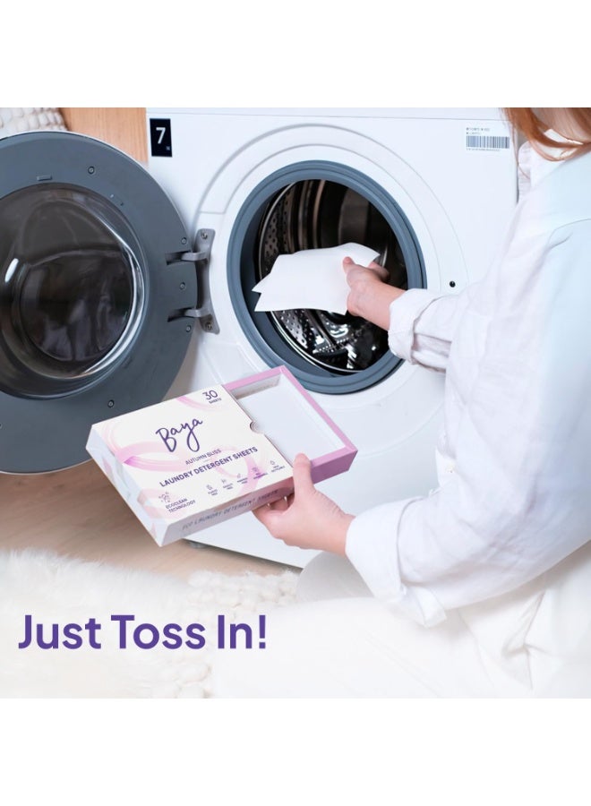 Baya Autumn Bliss Laundry Detergent Sheets 30 Sheets - Image 5