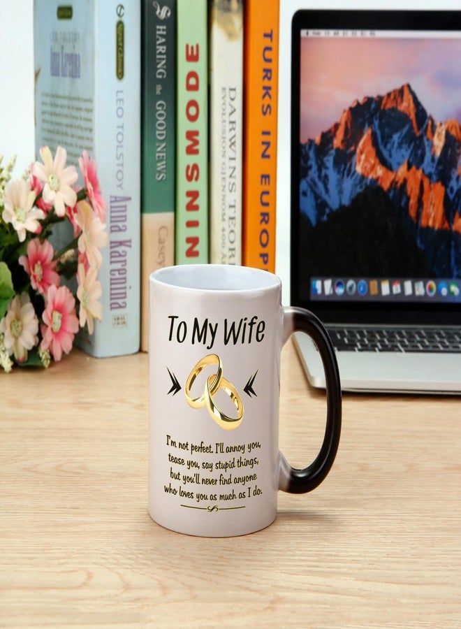 DasyFly Wife Valentines Day Gifts from Husband,Romantic Wedding Anniversay Christmas Mothers day Birthday Gift for Wife-Wife Coffee Mug - Image 3