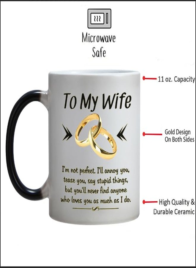 DasyFly Wife Valentines Day Gifts from Husband,Romantic Wedding Anniversay Christmas Mothers day Birthday Gift for Wife-Wife Coffee Mug - Image 4