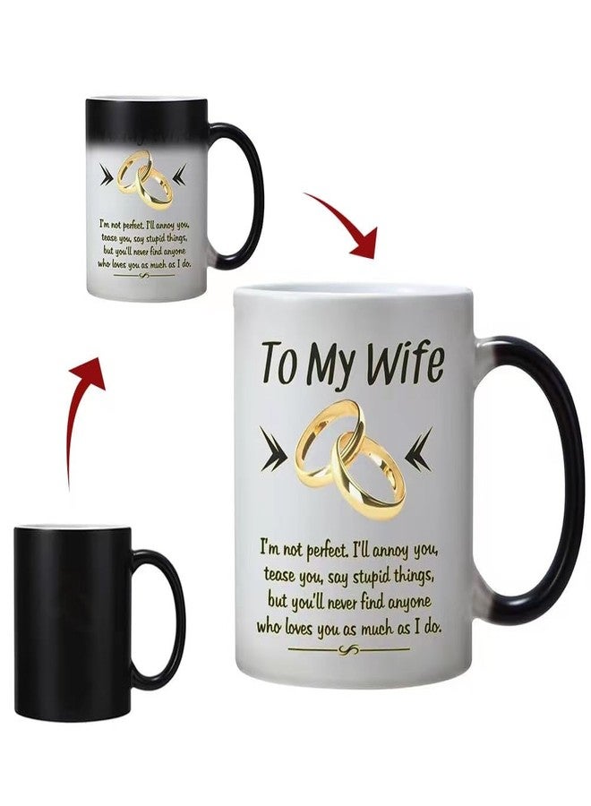 DasyFly Wife Valentines Day Gifts from Husband,Romantic Wedding Anniversay Christmas Mothers day Birthday Gift for Wife-Wife Coffee Mug - Image 1