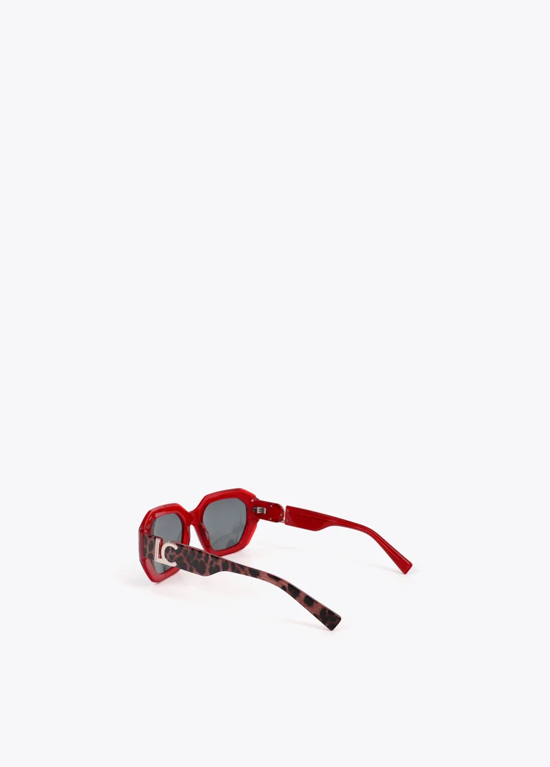 لولا كساديمونت Bicolor Rectangular Sunglasses