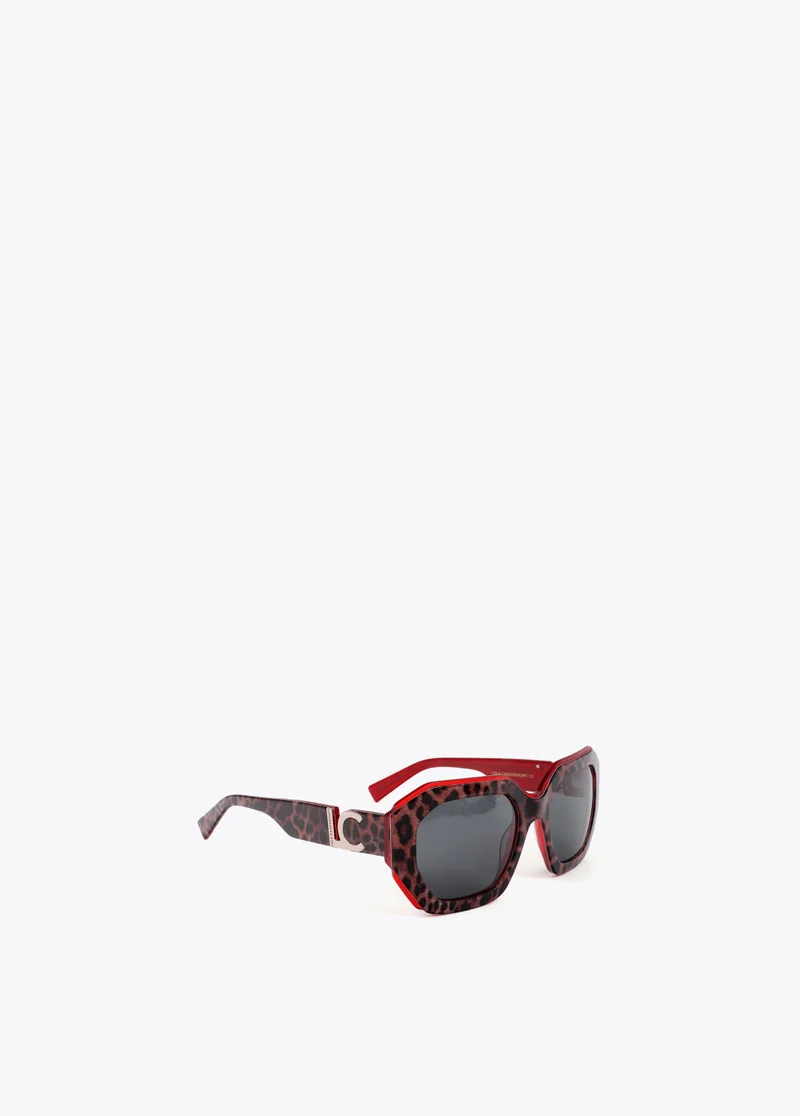 لولا كساديمونت Bicolor Rectangular Sunglasses