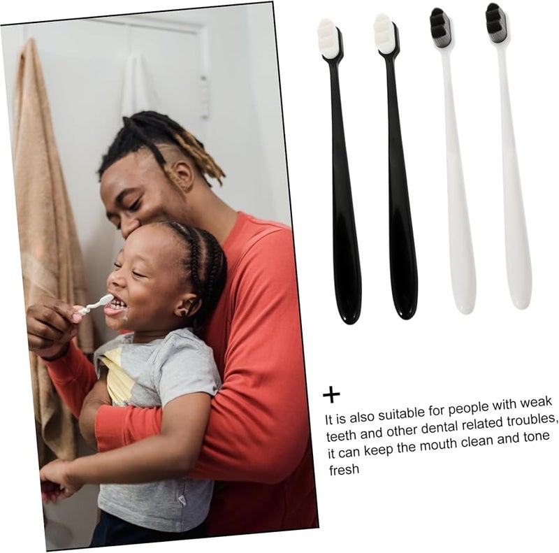 2 حزمة فرشاة أسنان ذات شعيرات ناعمة للحوامل والعناية بالفم بعد الولادة وتنظيف اللثة بعمق - Image 5