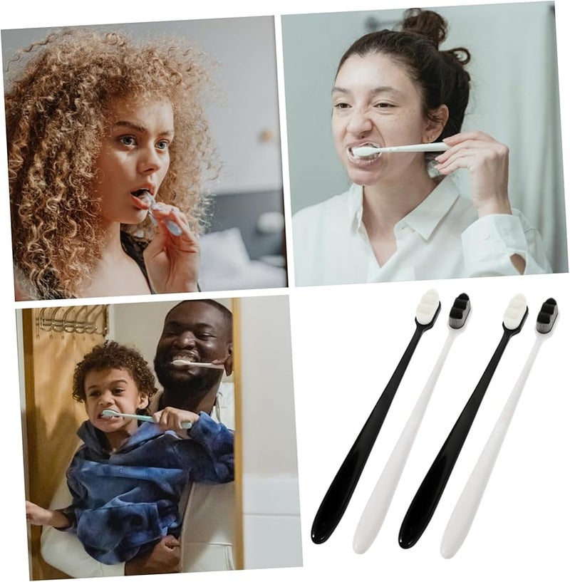 2 حزمة فرشاة أسنان ذات شعيرات ناعمة للحوامل والعناية بالفم بعد الولادة وتنظيف اللثة بعمق - Image 4