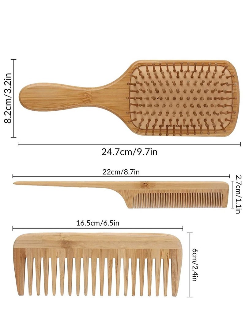 3-Piece Natural Bamboo Paddle Hair Brush And Comb Set Beige - pzsku/Z24CDBAEE1ECA44D50843Z/45/_/1641798597/23ffd244-13c5-4d77-bbcb-0f40e8dd1312