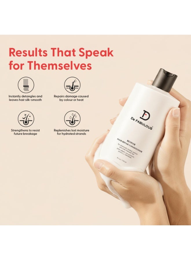 De Fabulous Reviver Hair Repair Conditioner – 500ml | Sulphate-Free | pH Balanced | All Hair Types - Image 4