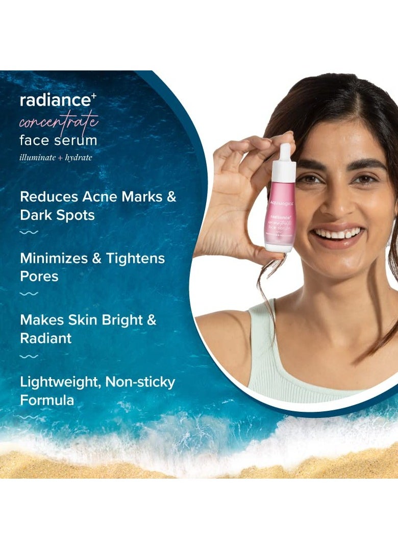 Aqualogica Aqualogica Concentrate Face Serum with Watermelon Radiant Look For Glowing Oily and Dry Skin 30ml  - Image 3