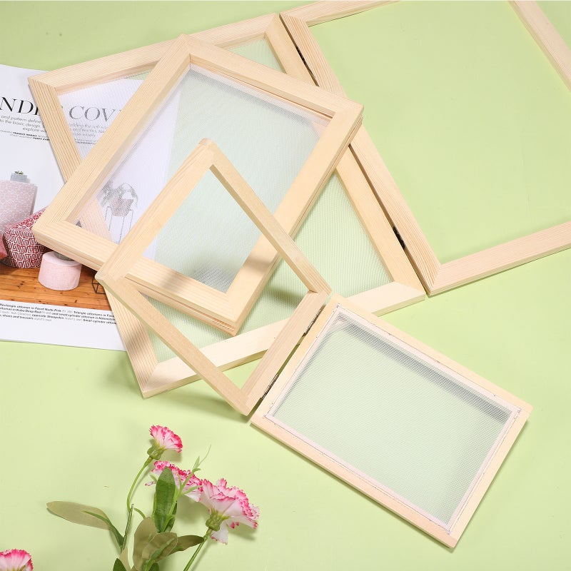 Papermaking Kit, Double Frame for Durable Crafts, Ideal for DIY Projects - Image 4