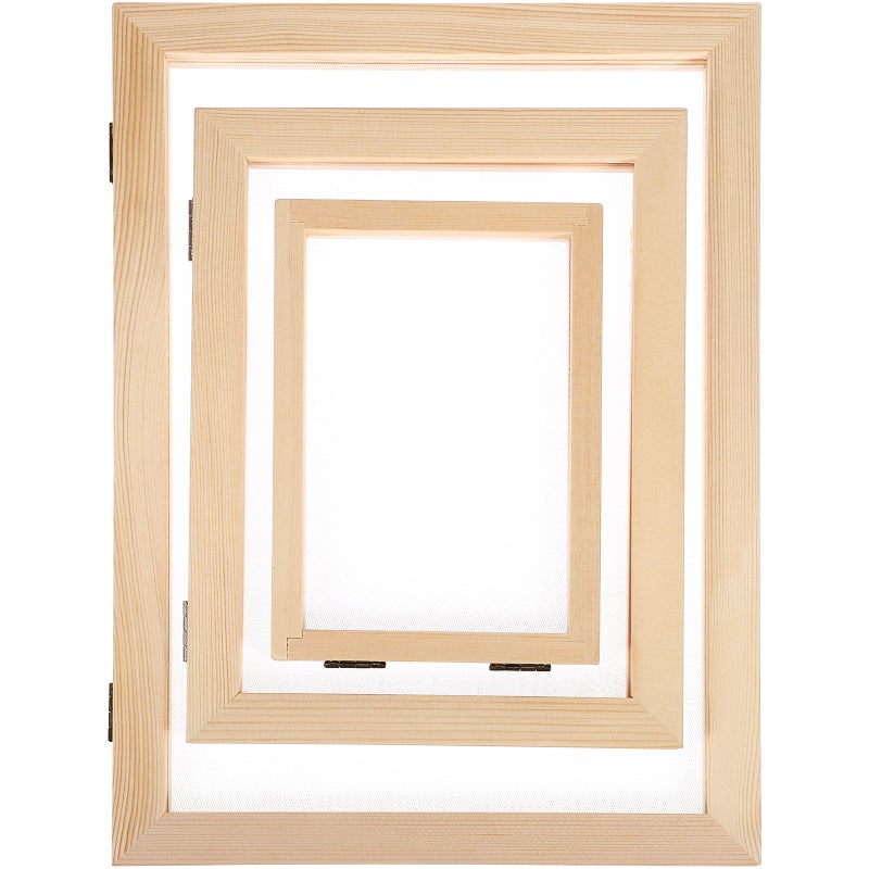 Papermaking Kit, Double Frame for Durable Crafts, Ideal for DIY Projects - Image 1