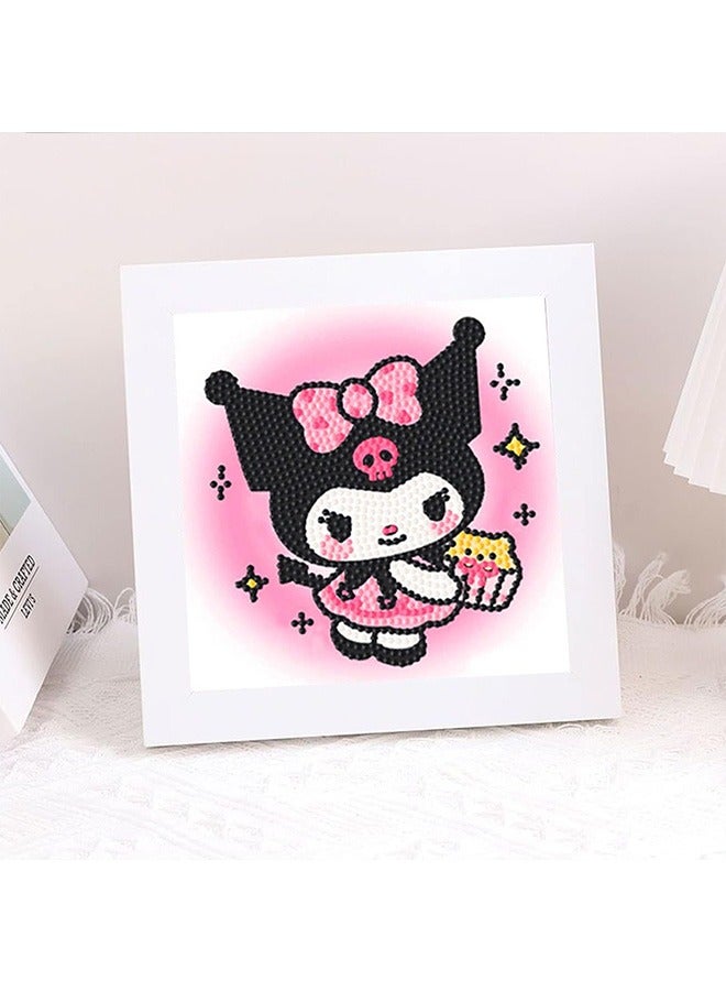 5D DIY Diamond Painting Kits with Photo Frame, Lovely Diamond Painting Art Making for Girls Boys Adult Beginners Gift - Image 5