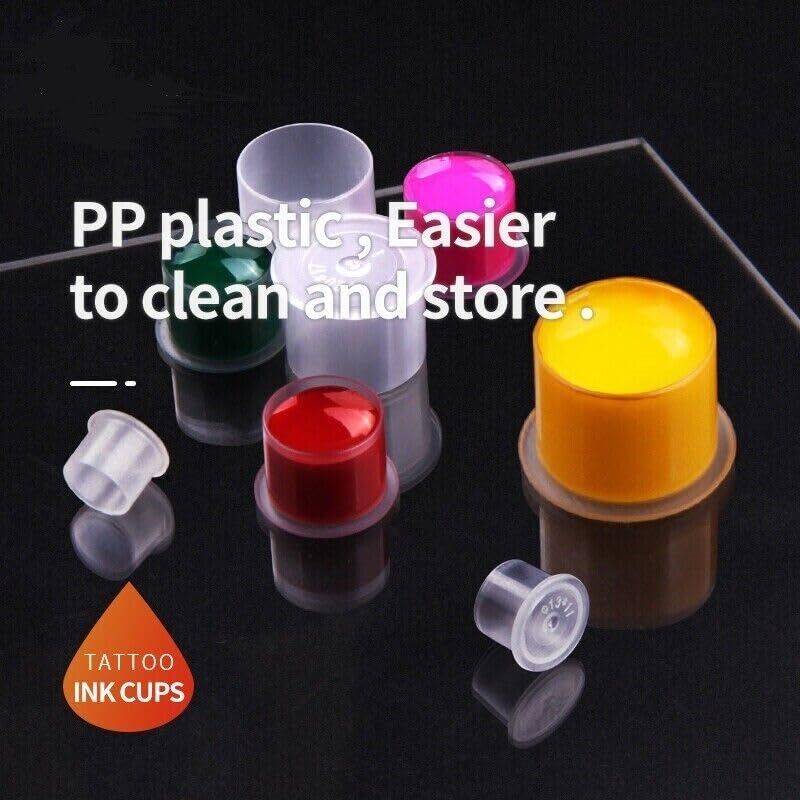 Jconly Tattoo Ink Caps - Jconly 1000Pcs Tattoo Ink Cups Pigment Caps With Base Sizes 11mm Disposable Tattoo Caps Tattoo Supplies for Tattoo Beginners Artists (1000PCS Small #11)â€¦ - Image 4