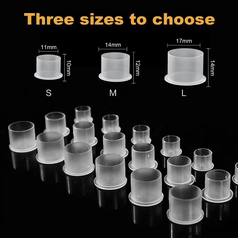 Jconly Tattoo Ink Caps - Jconly 1000Pcs Tattoo Ink Cups Pigment Caps With Base Sizes 11mm Disposable Tattoo Caps Tattoo Supplies for Tattoo Beginners Artists (1000PCS Small #11)â€¦ - Image 2