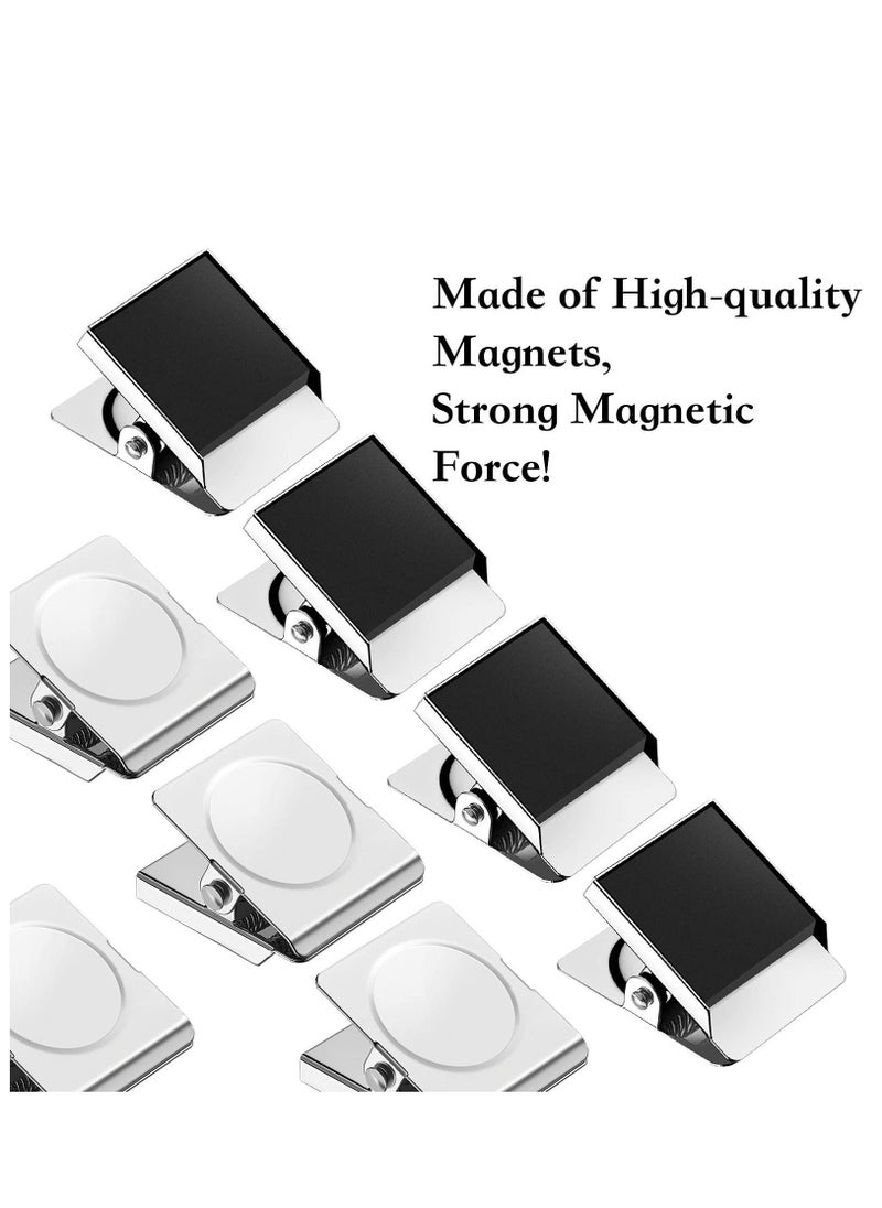 SYOSI - Magnetic Clips, 1.2inches Fridge Refrigerator Magnets, Refrigerator Whiteboard Wall Magnetic Memo Note Clip,Strong Magnetic Clips for Whiteboard,Refrigerator,Office School, 12 Pack - Image 1