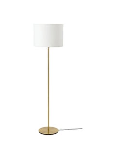 IKEA FRAKTA Floor lamp - white/brass  - Image 1