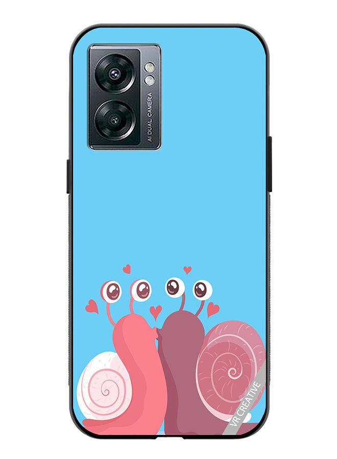 VR CREATIVE Protective Case Cover For OnePlus Nord N300 Love Snail Design Multicolour - Image 1