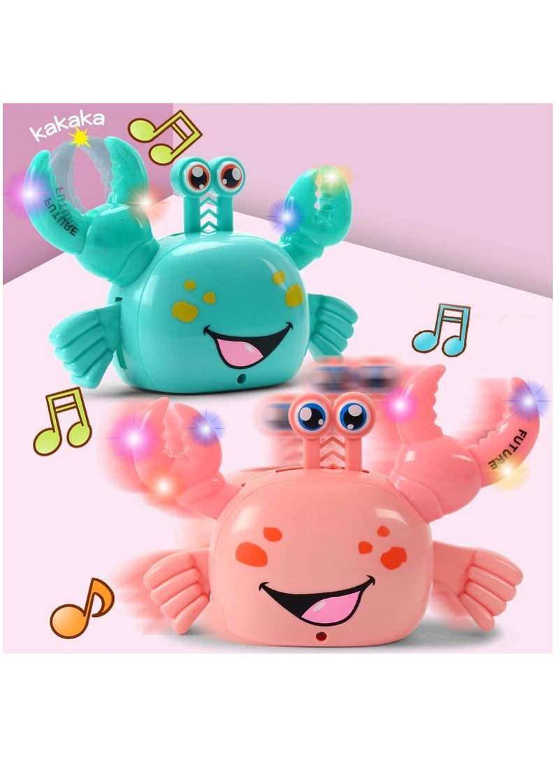 لعبة السلطعون الكهربائي المتحرك مع ضوء LED والموسيقى - Image 3