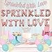 Fangleland Baby Sprinkle Decorations for Girls Sprinkled With Love Banner Cake Topper Balloons Rose Gold Gender Reveal Baby Shower Party Supplies - Image 4