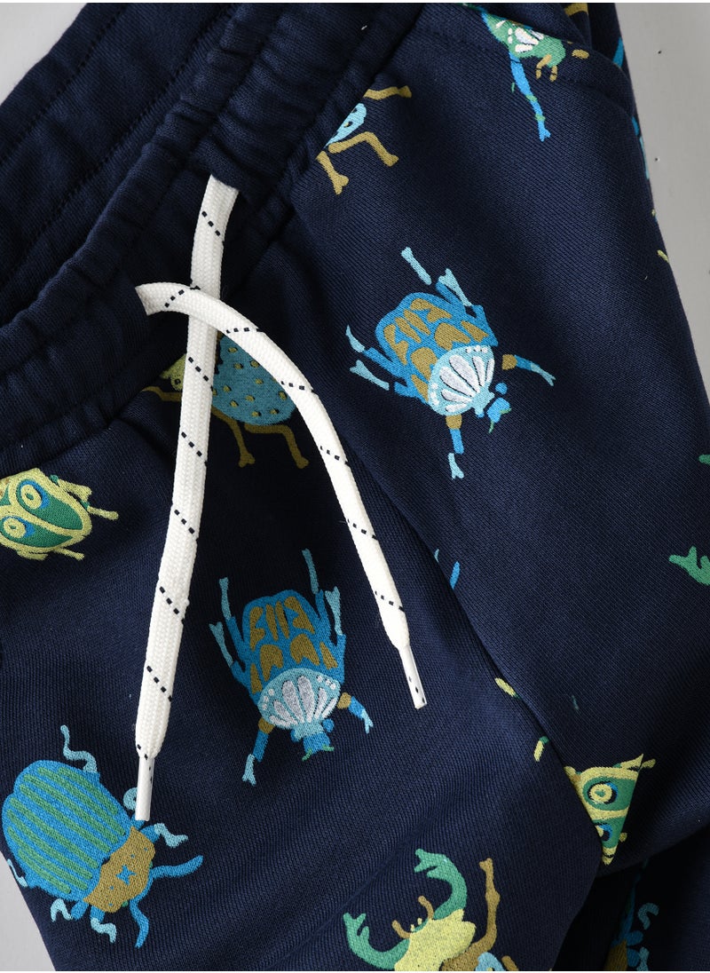 JAM Boys' Bug Print Joggers with Drawstring  - Image 4