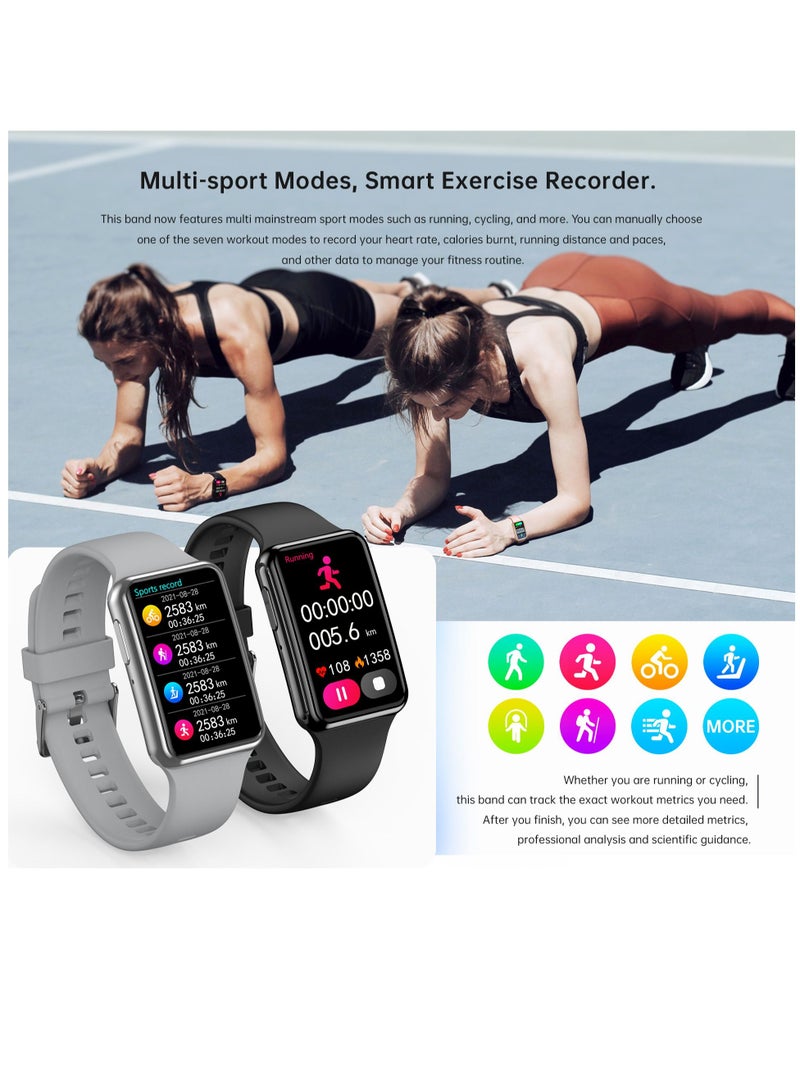 AROAQ C6 PLUS Smart Watches 1.47 Full Touch Smartwatch Bluetooth Heart-Rate Pressure Monitor IP67 Waterproof Watches - Image 5