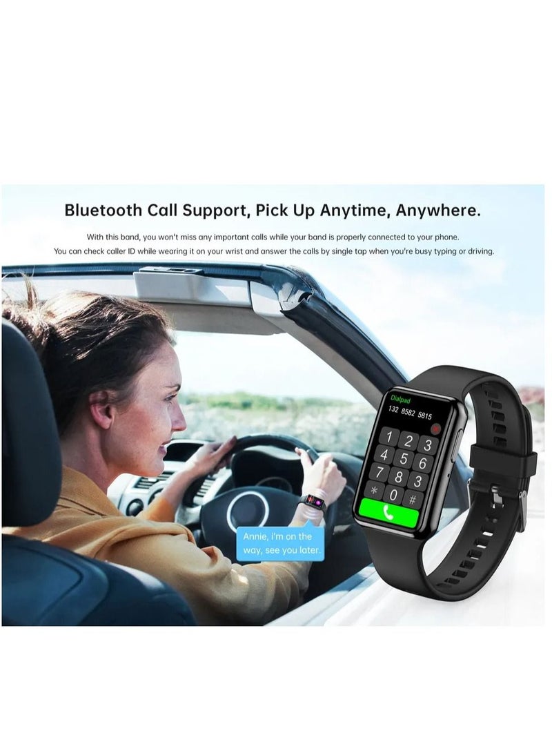 AROAQ C6 PLUS Smart Watches 1.47 Full Touch Smartwatch Bluetooth Heart-Rate Pressure Monitor IP67 Waterproof Watches - Image 4