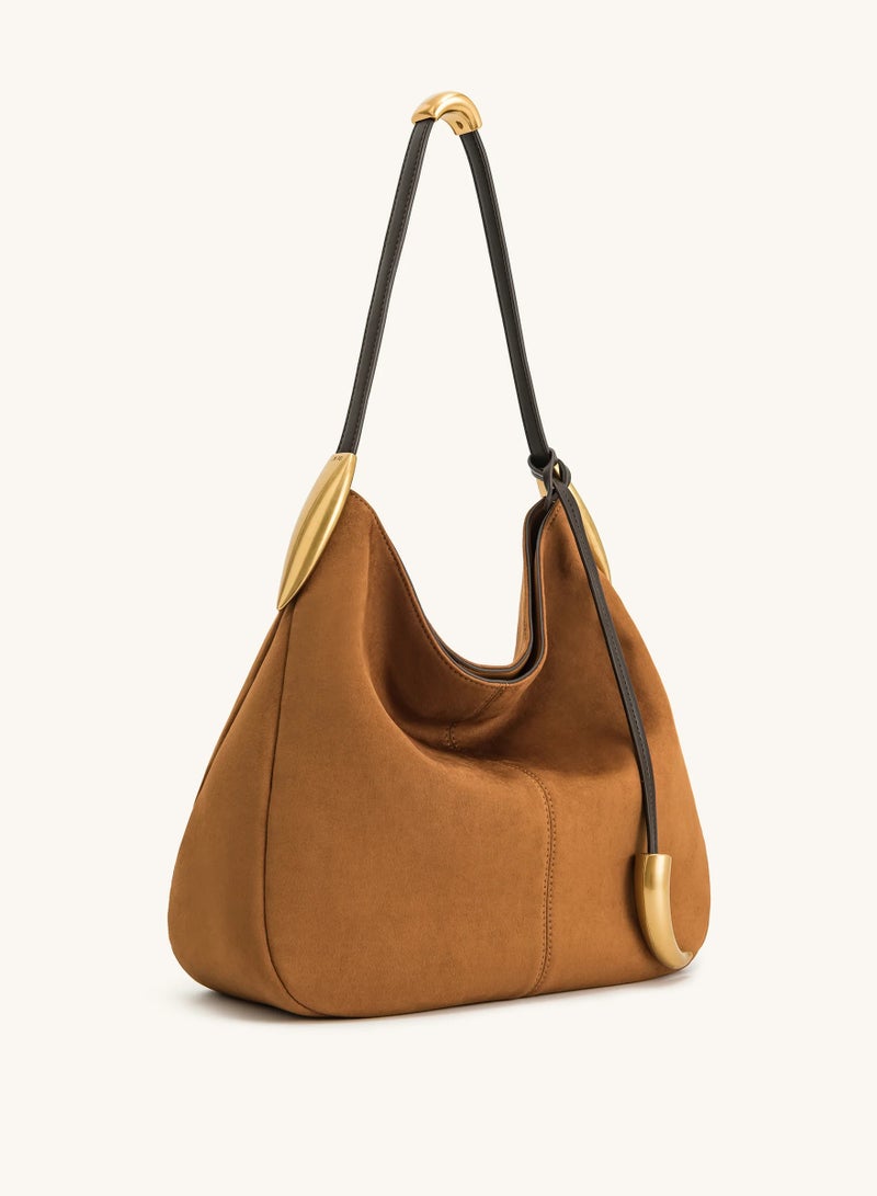 جي دبليو بي شنطة هوبو JW PEI Nina مع تعليق معدني - باللون البني - Image 2