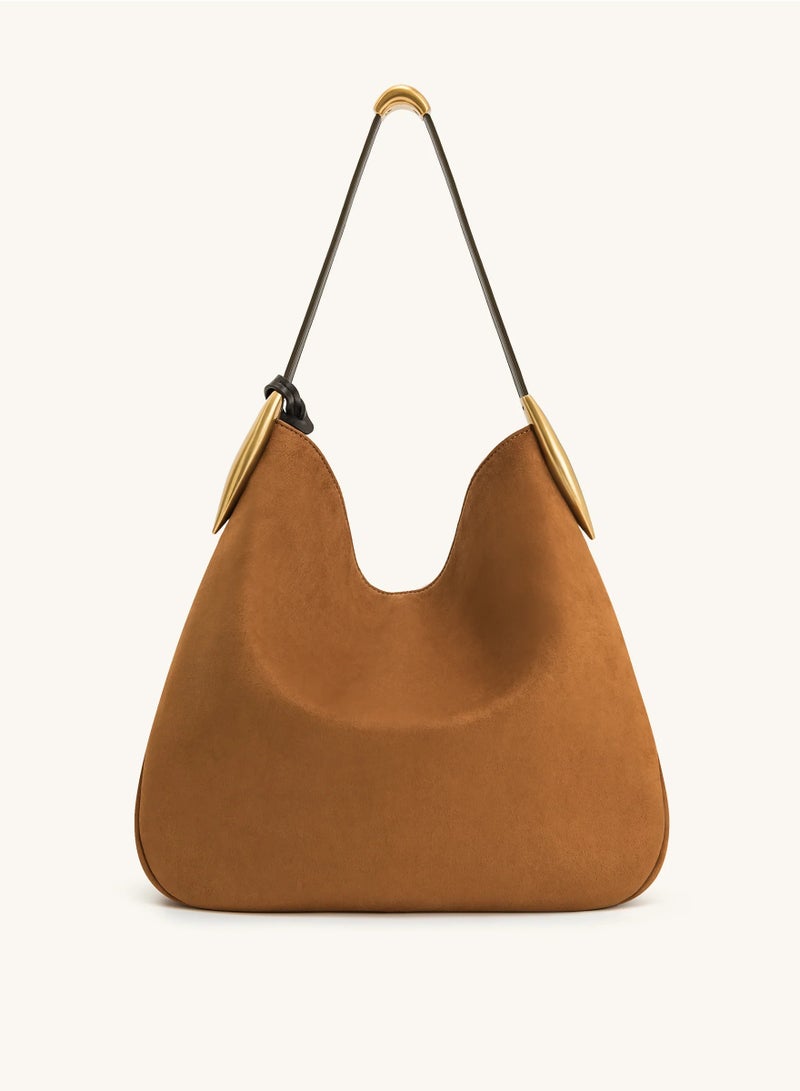 جي دبليو بي شنطة هوبو JW PEI Nina مع تعليق معدني - باللون البني - Image 3