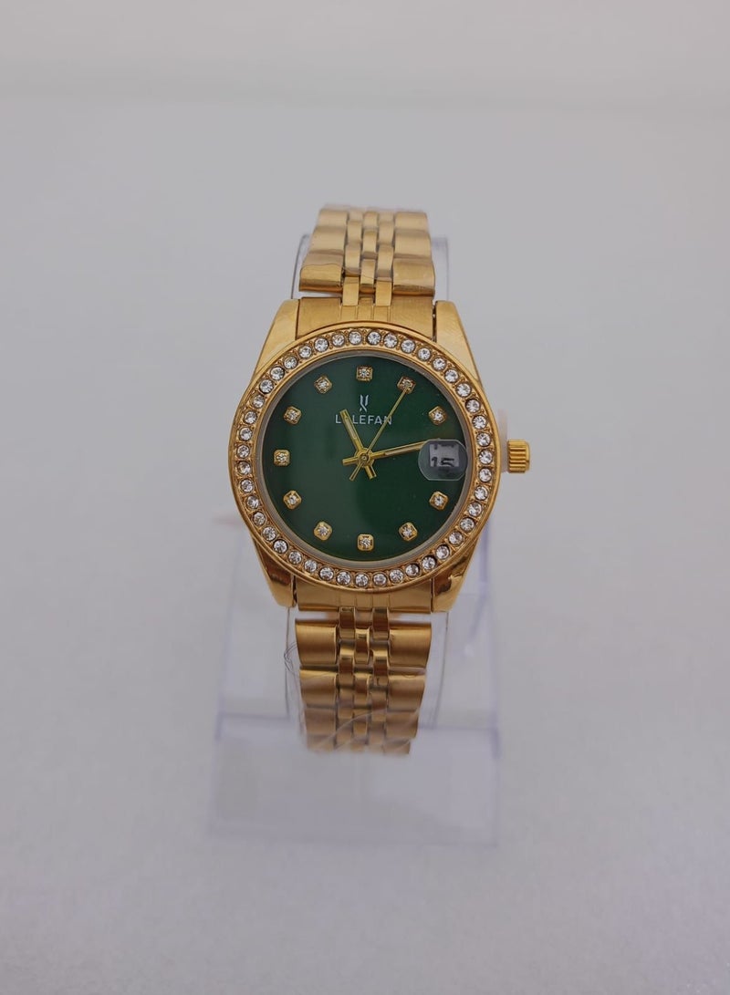 ساعة نسائية استيل من لف ليفان ضد الماء