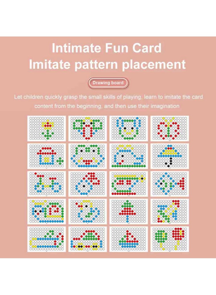 Magnetic drawing board with a cute design for children, a travel toy drawing board with a magnetic pen and beads, a magnetic educational toy for boys and girls aged 3 years to develop the child's skills and stimulate memory - Image 3