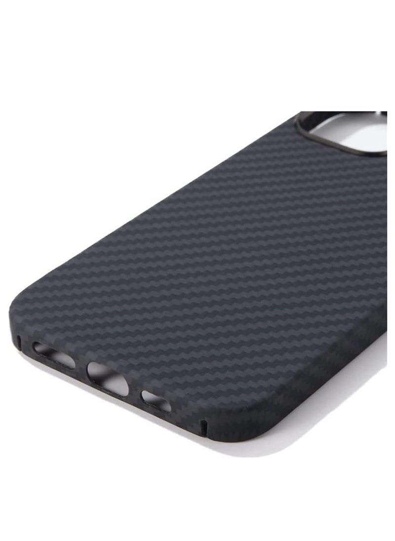 Case Compatible with iPhone 15 Plus Case 3D Skin Texture Kevlar Fiber Bulletproof Vest Cover Protective Carbon Fiber Pattern Ultra Slim - Image 3