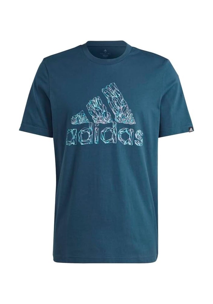 Adidas تي شيرت جرافيك قصير الأكمام من أديداس للرجال M MYST FILL T - ARCNGT، مقاس L - Image 1