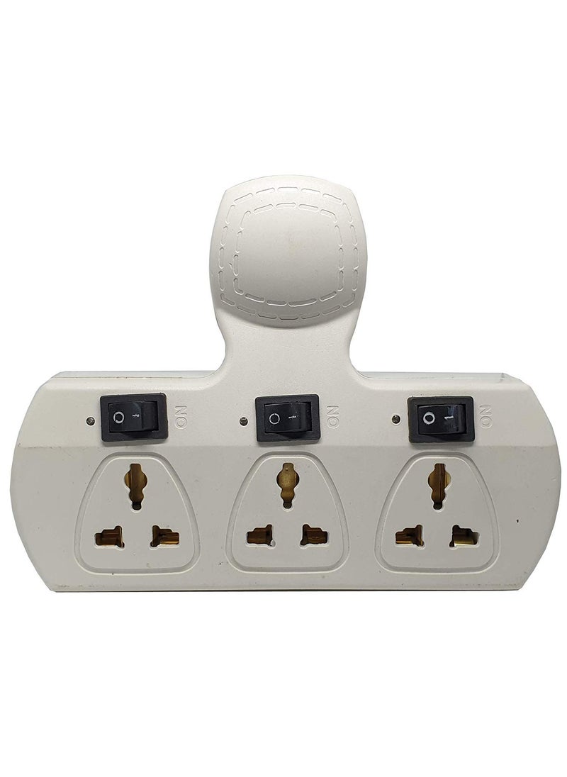 Radiant Extension Board 3+3 with Individual Switch and Indicator Multi-Plug 