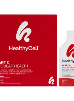 Healthycell Heart & Vascular Health Strawberry 30 Gel Packs 0.84 fl oz (25 ml) Each 