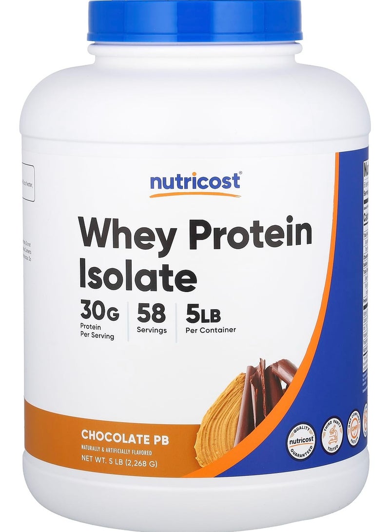 Whey Protein Isolate, Chocolate PB, 5 lb (2,268 g)